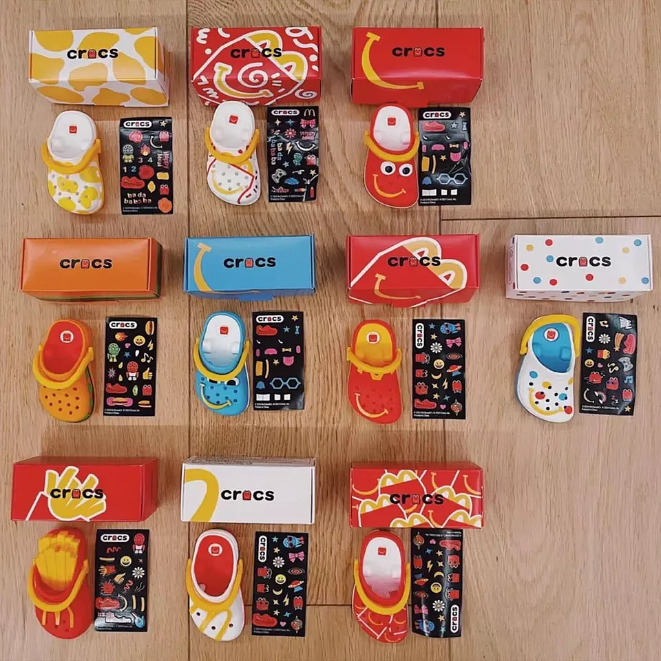 Crocs x McDonald's Keychains (Chinese Market Version)