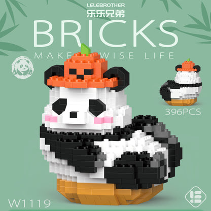 Panda Diary Bricks Particle Building Blocks