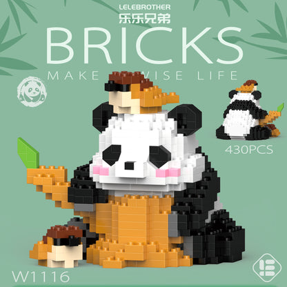 Panda Diary Bricks Particle Building Blocks