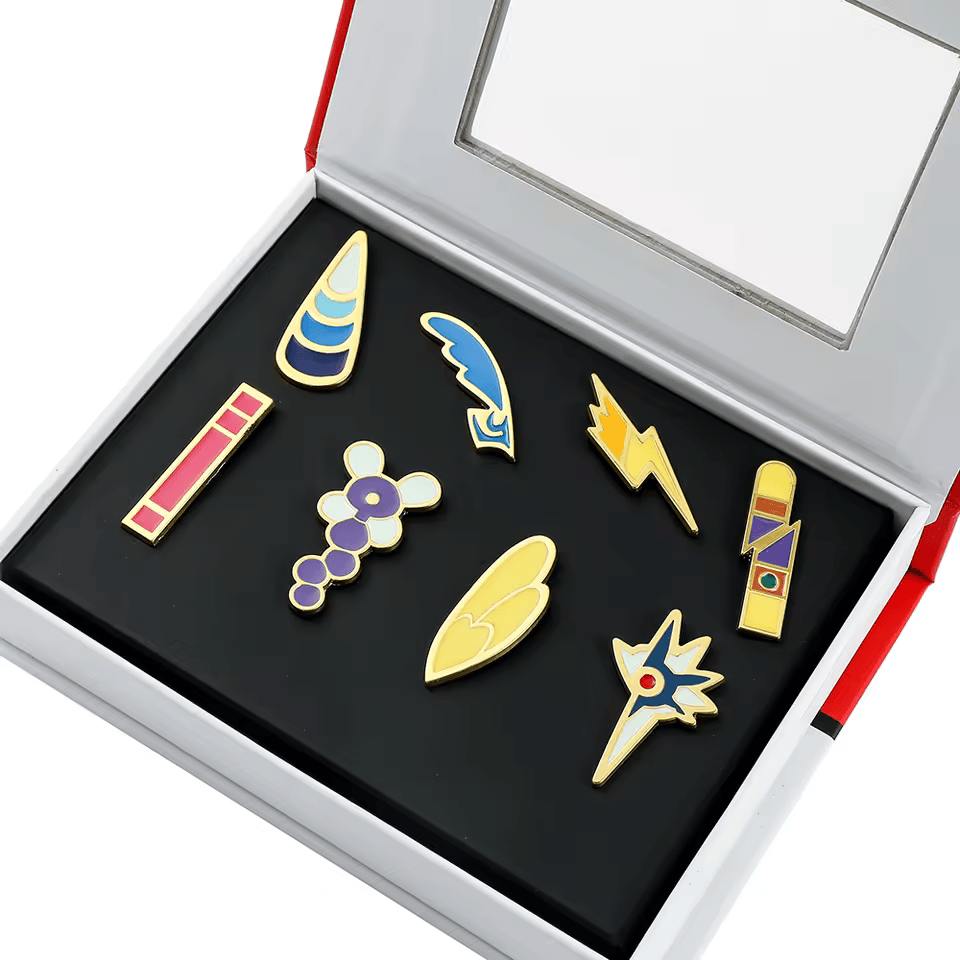 Pokemon Gym Badge Pin Collections