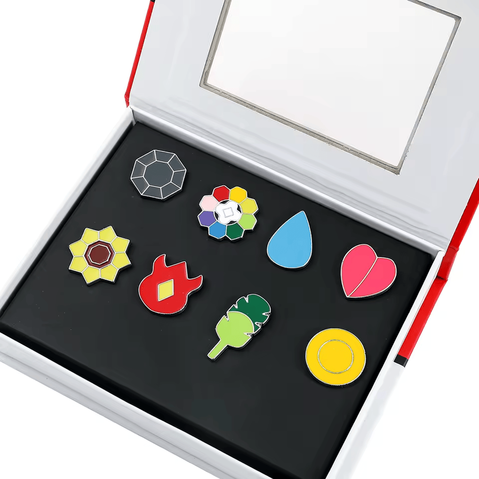 Pokemon Gym Badge Pin Collections